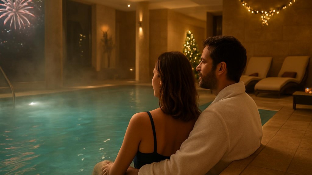 Capodanno ad Udine: spa, cena e relax, cosa valutare Coppia in area benessere per un Capodanno rilassante